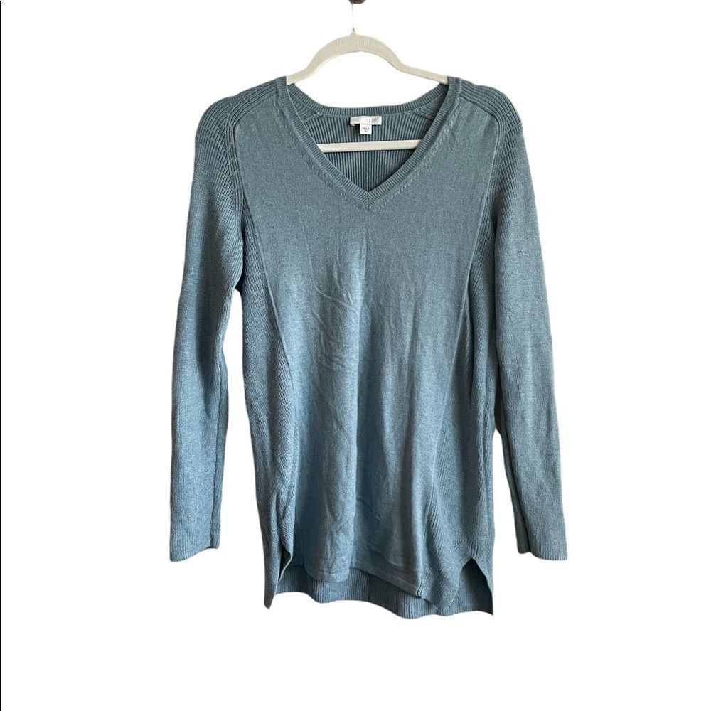 J. Jill light blue Vneck sweater Sz XS